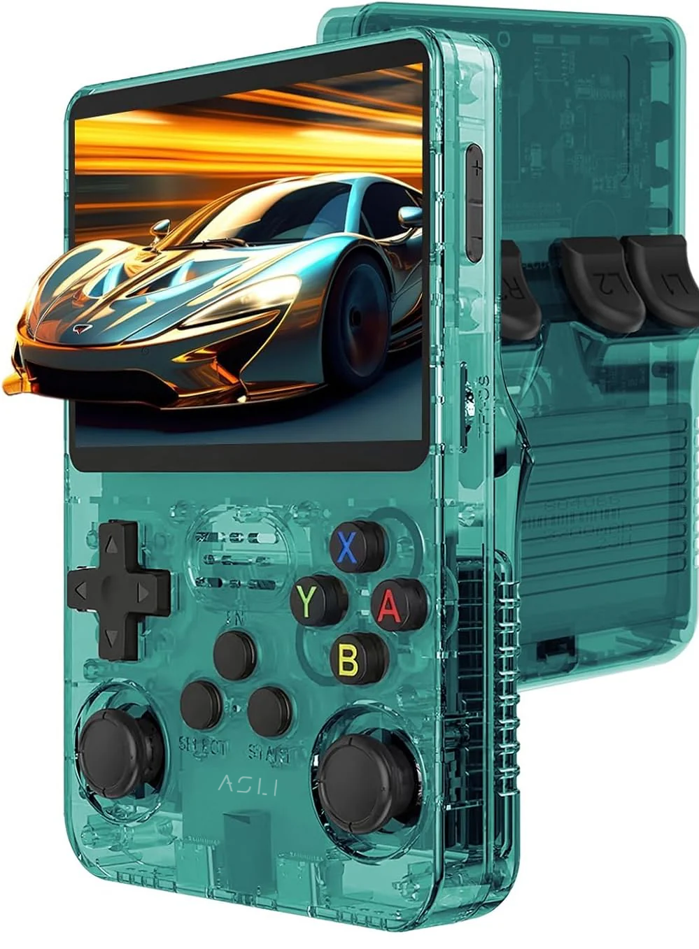 Asli Global Xretro Engine 3.5 Xretro Handheld Game Console With Linux System 128GB | Green Asli Global Xretro Engine 3.5 Xretro Handheld Game Console With Linux System 128GB | Green
